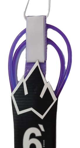 Leash Cordinha Strep Prancha De Surf Regular Roxo