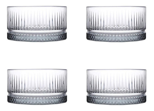 Imagen 2 de 8 de Set X 4 Bowl Dip Copetinero Recipiente Vidrio Servir Pasabah