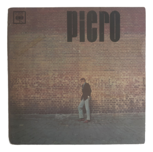 Disco Lp Piero / Con Jorge López Ruiz Y Su Orquesta / Cbs