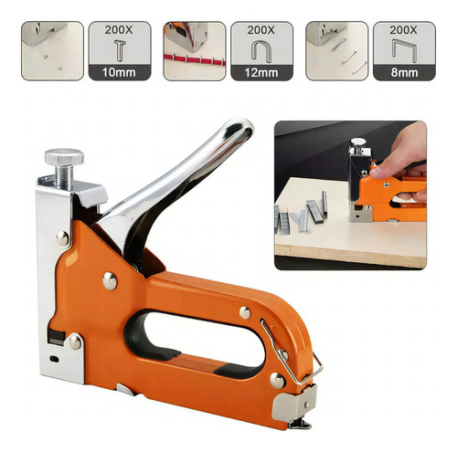 Grapadora Manual 3 En 1 Tipo Profesional Para Tapiceria
