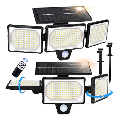 ~? Alcedino Solar Outdoor Lights, 304 Led Motion Sensor Ligh