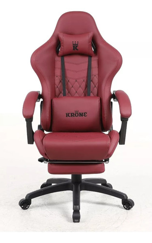 Silla Gamer Profesional Krone Xl Línea Premium Apoyapiés