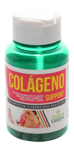 Colágeno Original Green 30 Cápsulas Fortalece Músculos