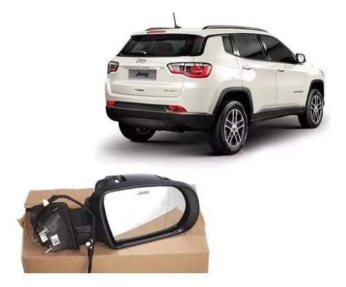 Retrovisor Lado Direito Jeep Compass 2017 Até 2022 Original