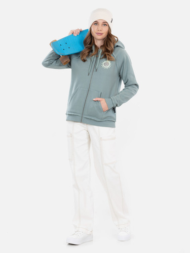 Poleron Fz Suny Day Full Zip Olivo Mujer Rip Curl