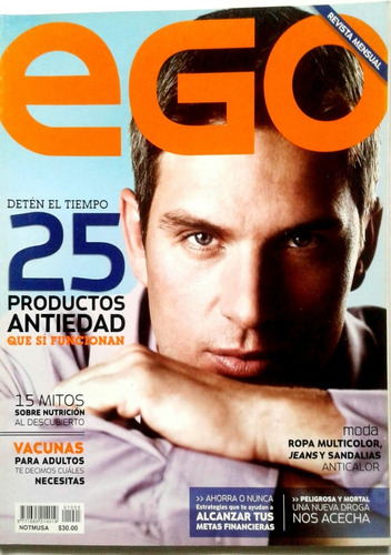 Revista Ego Miguel Bose Josh Duhamel Tokio Dinero Salud 