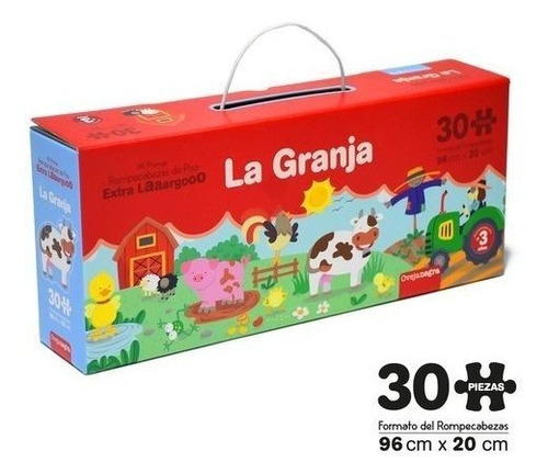 Puzzle Rompecabezas La Granja 96x20cm Oveja Negra 30 Piezas