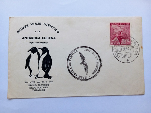 Sobre Viaje Turísmo Antártica Chilena - Mn Navarino - 1959