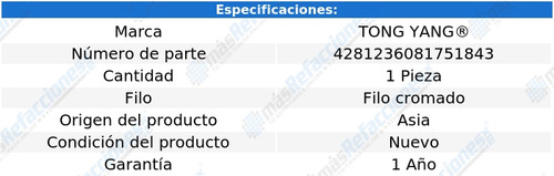 Parrilla Audi A3 04-08 Filo Cromado
