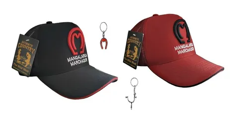 Kit 2 Bonés Mangalarga Marchador Country + 2 Chaveiros