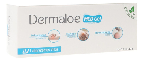 Dermaloe Med Gel Ayuda La Cicatrización De Heridas 40g.