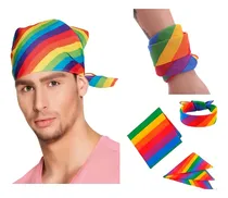 Comprar Pañoletas Lgtb Bandanas Arcoiris Orgullo Lgtb Pride 12 Unids