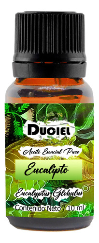 Aceite Esencial De Eucalipto 100% Puro Y Orgánico 10ml
