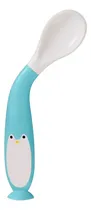 Comprar Cuchara Y Tenedor Flexible Para Bebes Modelo Pingüino 