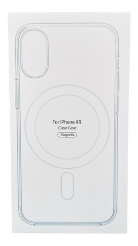 Estuche Carcasa Magsafe iPhone XR Antigolpes Transparente