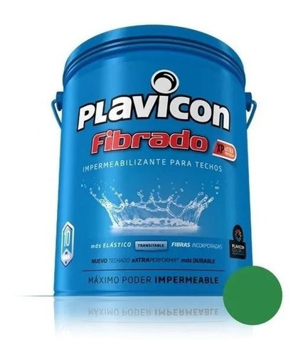 Plavicon Fibrado Xp 20 Kg Impermeabilizante Techo Membrana S