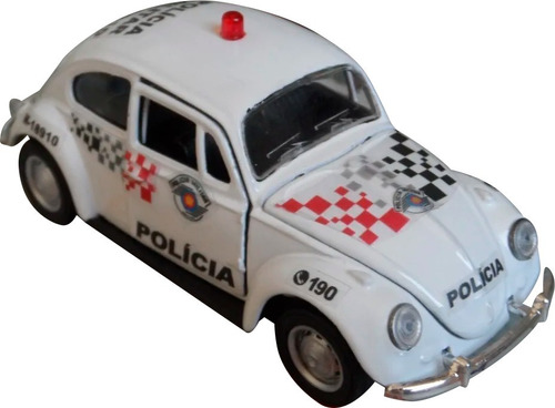 Miniatura Vw Fusca Polícia Militar Pm Sp