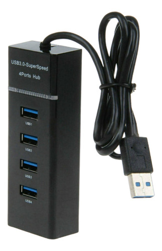 Régua Dispositivos Usb 3.0 Com 4 Portas Compatível Notebook