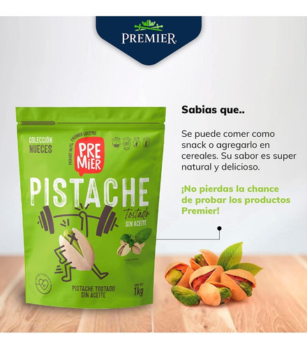 Pistaches De La Marca Premier 1kg