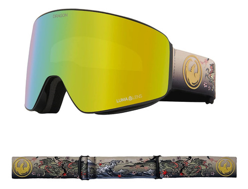 Gafas De Nieve Dragon Para Hombre Pxv Con Lente Extra - Edo 