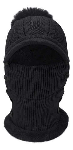 Gorro Pasamontañas De Punto Elástico, Gorro, Cuello, Bufanda