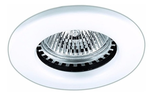 Spot Base Empotrable Para Foco Mr16 Led Halogeno Blanca