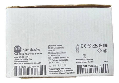 Allen Bradley 1606-xlb480e Ab