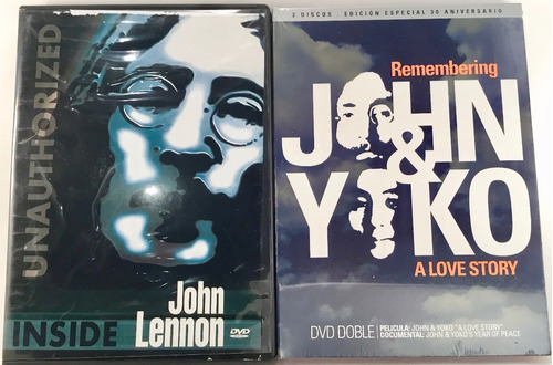 Jhon Lennon 3 Dvd  Inside Documental + Pelicula Jonh Y Yoko