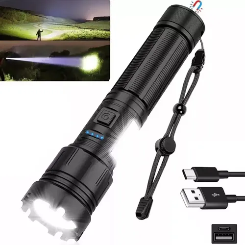 Lampada Frontale Tattica Ricaricabile USB - Proiettore Mimetico Ultra Luminoso 1080 Lumen - Dan A1 Proxima
