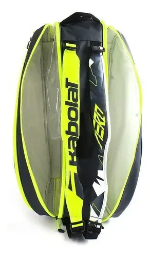Raqueteira Babolat Pure Aero Rh X6 Preta Cinza E Amarela