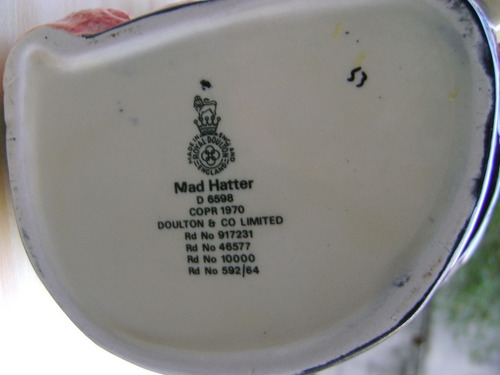 Royal Doulton Sombrerero Loco Mad Hatter Detalle - No Envío