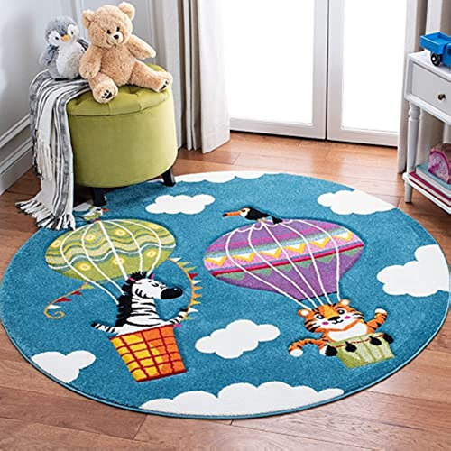 Safavieh Carousel Kids Collection Crk118m Alfombra Con Forma