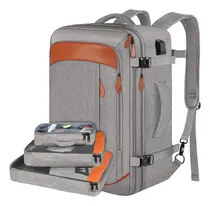 Comprar Mochila De Viaje Vancropak 121502, Mochila Viaje Con Tres Bolsos, 42l Mochilas De Viaje, Mochila Antirrobo,  Aprobado Por Avión 10kg