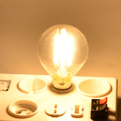 6 Bombillas Led Vintage Regulables, 6 W, Base E14 Cálida