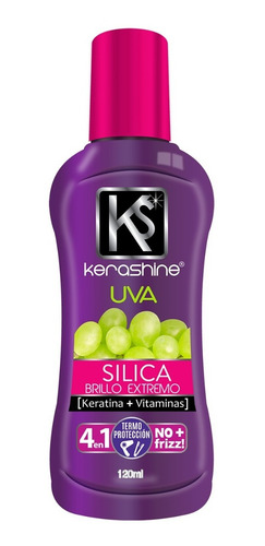 Sílica Gotas Kerashine Uva Gotas De Seda 120 Ml