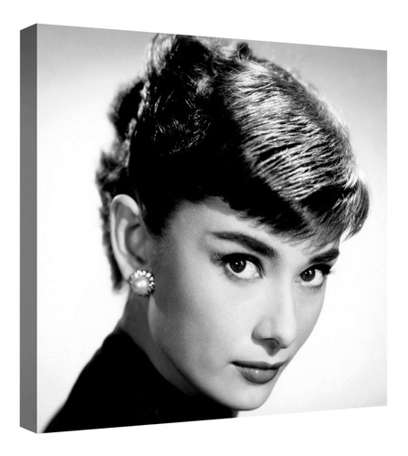 Cuadro Decorativo Canvas Moderno Audrey Hepburn N° 5 90x90cm