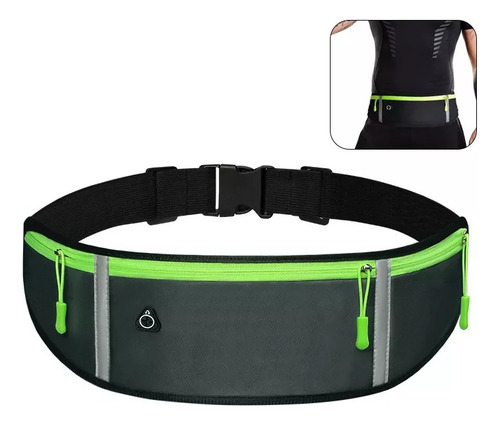 Cangurera Deportiva Luminosa 3pcs Para Correr Hombre Mujer