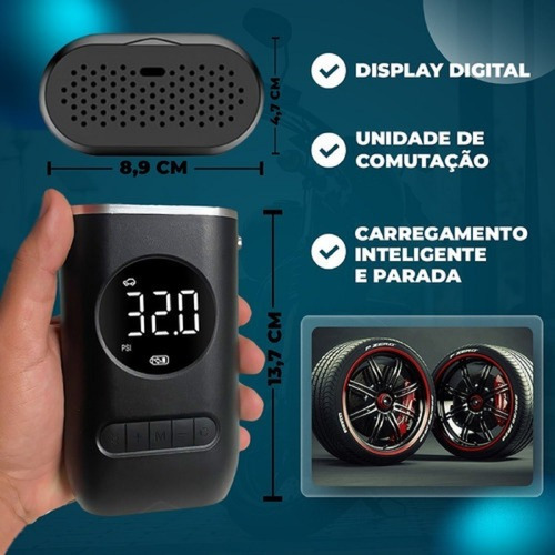 Bomba Inflable De Compresor De Aire Recargable