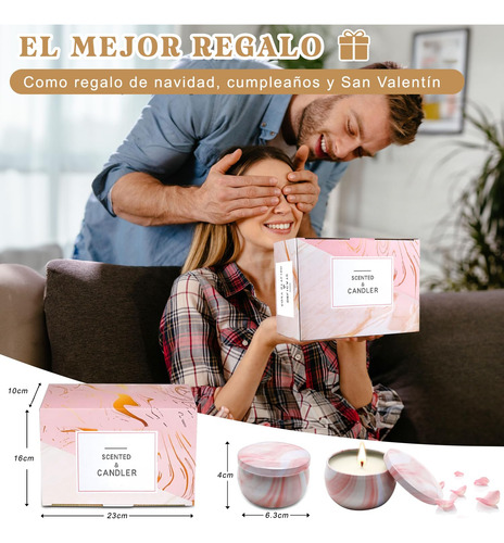 12 Velas Perfumadas, Velas Decorativas Perfumadas, Velas De