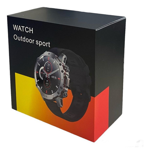 Reloj Inteligente Full Touch Sumergible /múltiples Deportes Caja Negro