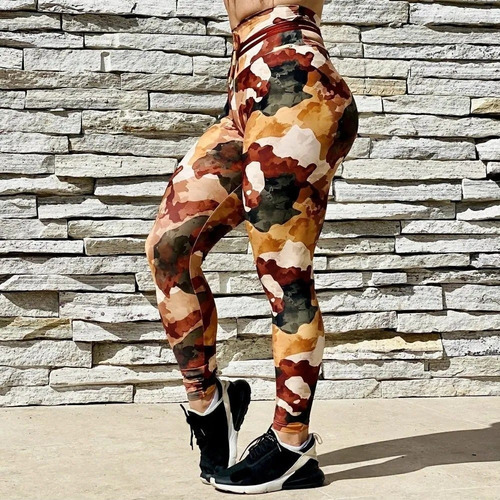 Imagem 6 de 8 de Conjunto Top + Calça Legging Com Franzido Empina Bumbum 304
