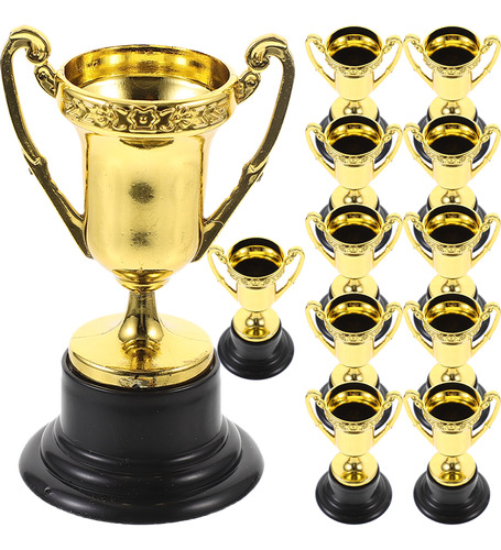 Trofeo Dorado Party Award Favors Para Niños, 12 Unidades
