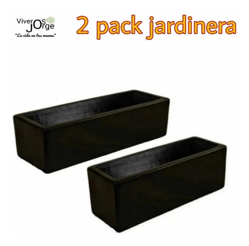 Jardinera Fibra De Vidrio 100x25x25 Cm (2 Pack)