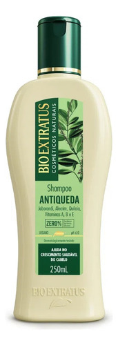 Shampoo Antiqueda Crescimento Jaborandi Bio Extratus 250ml