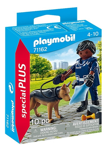 Playmobil Special Plus Policia Con Perro Pm71162