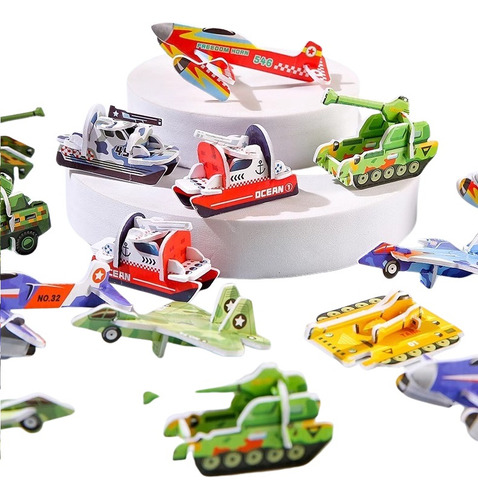 12 Mini Rompecabezas 3d Juguetes Fiestas Infantiles