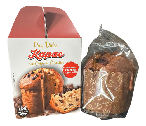 Pan Dulce S/ Tacc Con Chips Chocolate Kapac Fortific 250g Fw