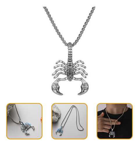 Joyería Para Hombre, Collar De Escorpión, Hip Hop