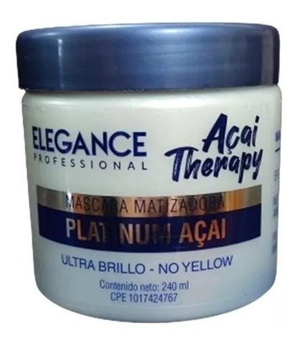 Elegance Mascara Matizadora Acai Therapy 240ml
