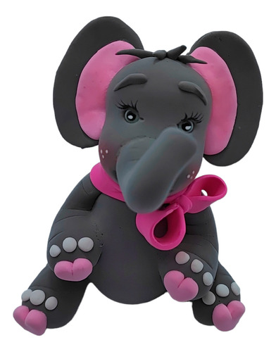 Elefante Infantil De Goma Eva 3d Figura Decorativa